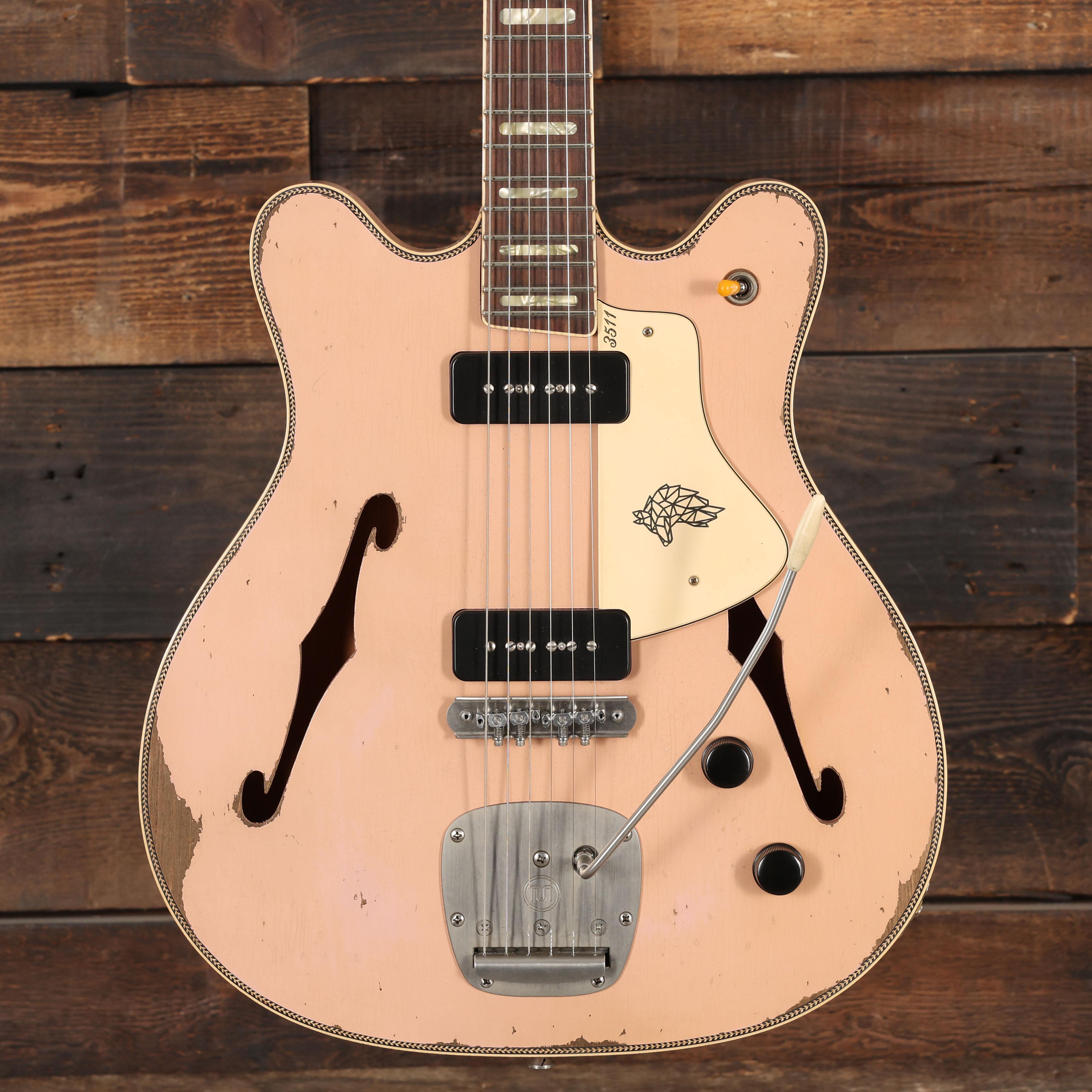 Castedosa 3511 Lobo Semi-Hollow Electric Guitar in Dirty Shell